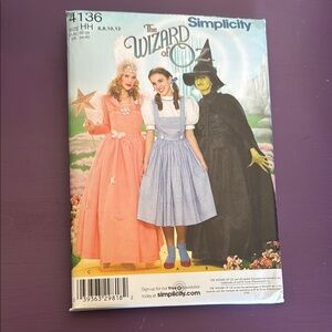 Simplicity Pattern 4136 Size HH 6-8-10-12